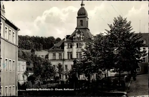 Ak Annaberg Buchholz im Erzgebirge, Ehem. Rathaus