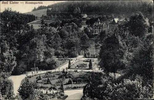 Ak Bad Elster im Vogtland, Rosengarten