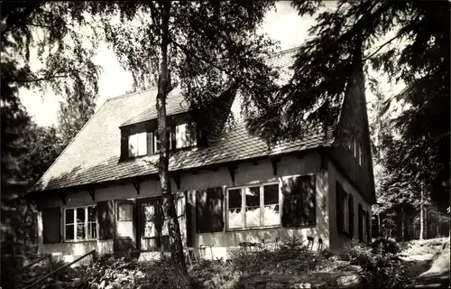 Ak Bad Elster im Vogtland, Waldcafe Bärenloh