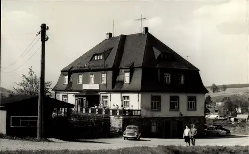 Ak Neudorf Sehmatal im Erzgebirge, HO-Hotel Vierenstraße