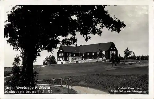 Ak Aschberg Klingenthal im Vogtland Sachsen, Jugendherberge