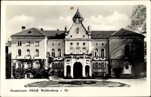 Ak Waldenburg in Sachsen, Sanatorium Schloss