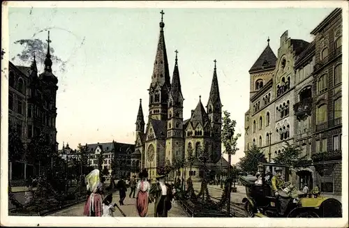 Ak Berlin Charlottenburg, Kaiser-Wilhelm-Gedächtnis-Kirche