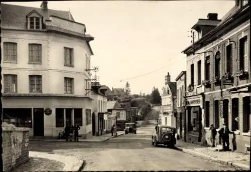 Ak Doudeville Seine Maritime, Rue de Saint Valery