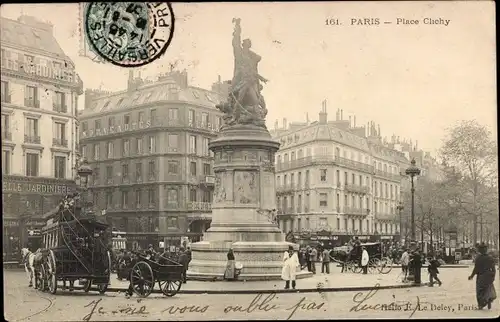 Ak Paris XVII., Place Clichy, Belle Jardiniere