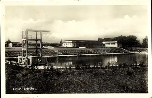 Ak Erfurt in Thüringen, Nordbad