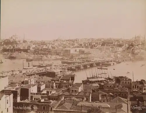 Foto Konstantinopel Istanbul Türkei, Pont de Galata