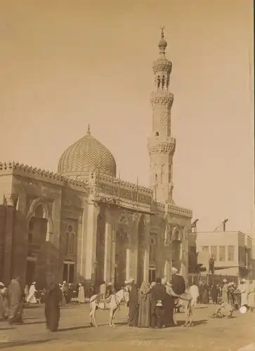 Foto Cairo Kairo Ägypten, Moschee, Minarett, Straßenszene