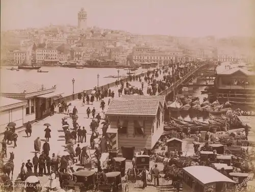 Foto Konstantinopel Istanbul Türkei, Pont de Galata