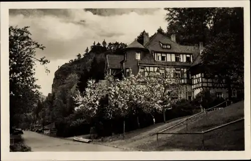 Ak Asbach Schmalkalden im Thüringer Wald, Hotel, Außenansicht