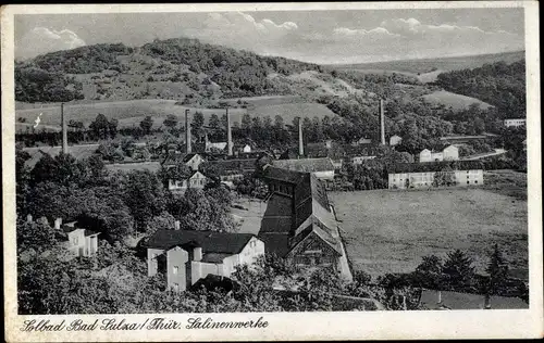 Ak Bad Sulza in Thüringen, Salinenwerke