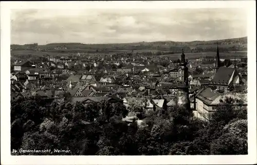 Ak Weimar in Thüringen, Gesamtansicht