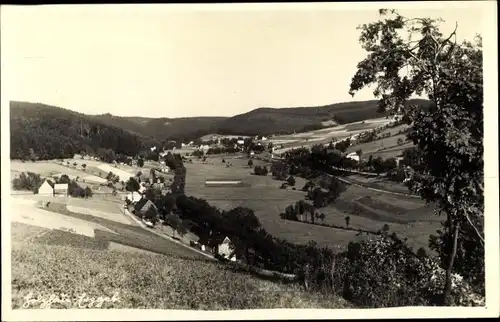 Ak Holzhau Rechenberg Bienenmühle Erzgebirge, Panorama