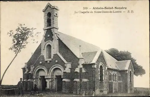 Ak Ablain Saint Nazaire Pas de Calais, Chapelle de Notre Dame de Lorette