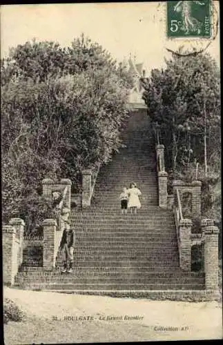 Ak Houlgate Calvados, Le Grand Escailier