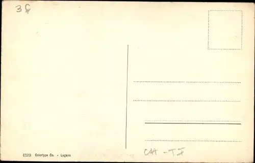 Ak Lugano Kanton Tessin Schweiz, Veduta generale verso Val Colla