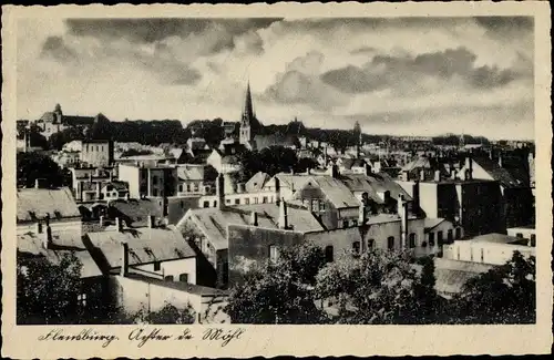 Ak Flensburg in Schleswig Holstein, Panorama