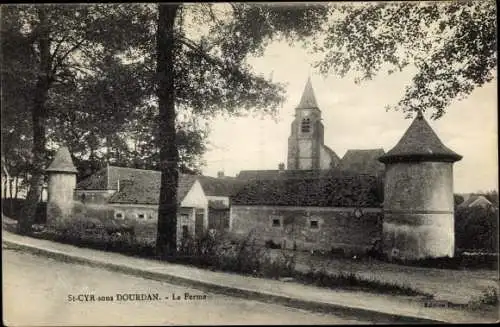 Ak Saint Cyr sous Dourdan Essonne, La Ferme