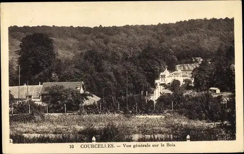 Ak Courcelles-Epayelles Val d'Oise, Vue générale sur le Bois