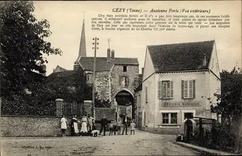 Ak Cézy Yonne, Ancienne Porte