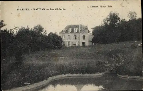 Ak Saint Léger Vauban Yonne, Les Chénots