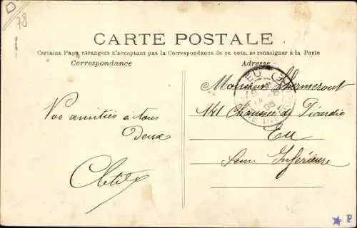 Ak Saint Germain en Laye Yvelines, Forêt, Avenue des Loges