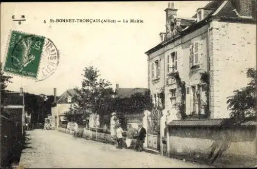Ak Saint Bonnet Tronçais Allier, La Mairie