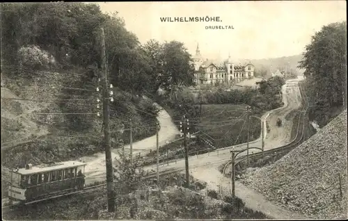 Ak Bad Wilhelmshöhe Kassel in Hessen, Druseltal, Kleinbahn