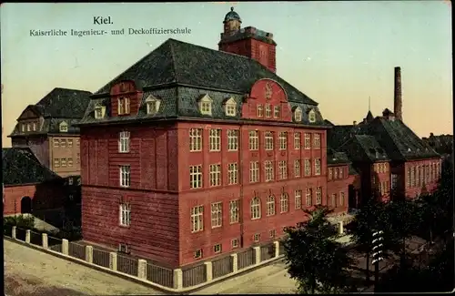 Ak Kiel Schleswig Holstein, Kaiserliche Ingenieur- und Deckoffizierschule