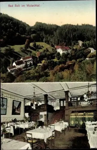 Ak Bad Boll in Württemberg, Wutachtal, Speisesaal