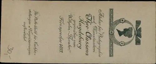 CdV Deutscher Soldat in Uniform, Mantel, Pickelhaube, Portrait