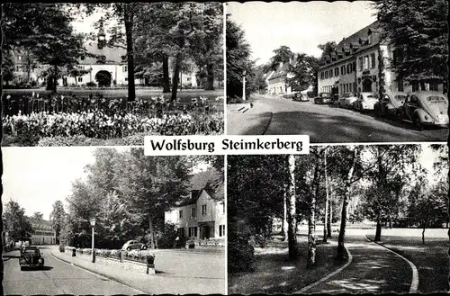 Ak Wolfsburg in Niedersachsen, Steimkerberg, Detailansichten