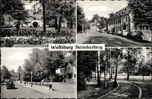 Ak Wolfsburg in Niedersachsen, Steimkerberg, Detailansichten