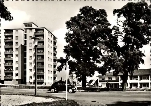 Ak Wolfsburg in Niedersachsen, Hochhaus und Altersheim am Berliner Ring