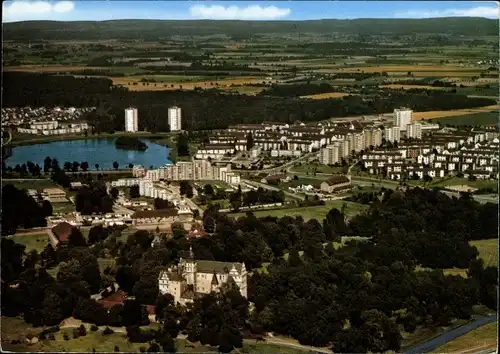 Ak Teichbreite Wolfsburg in Niedersachsen, Gesamtansicht