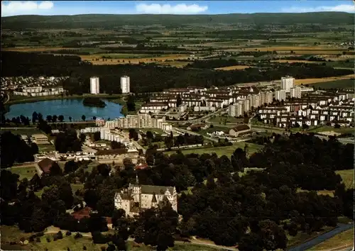 Ak Teichbreite Wolfsburg in Niedersachsen, Gesamtansicht