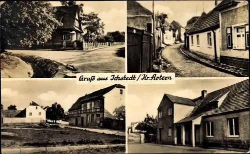 Ak Ichstedt Bad Frankenhausen am Kyffhäuser Thüringen, Partien im Ort