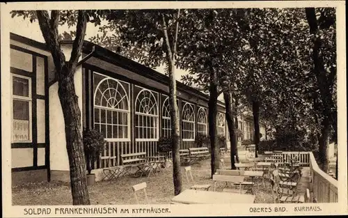 Ak Bad Frankenhausen am Kyffhäuser Thüringen, Oberes Bad, Kurhaus