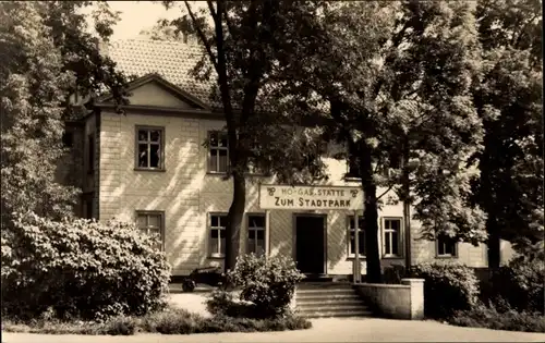 Ak Bad Frankenhausen am Kyffhäuser Thüringen, HO-Gaststätte "Zum Stadtpark"