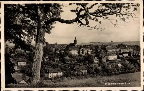 Ak Dippoldiswalde im Erzgebirge, Panorama, Erholungsheim u. Gaststätte "Windischhaus"