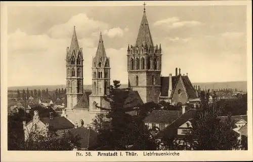 Ak Arnstadt in Thüringen, Liebfrauenkirche