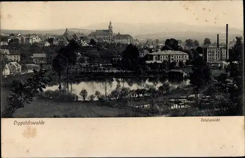 Ak Dippoldiswalde im Erzgebirge, Panorama