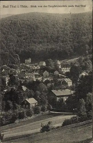 Ak Bad Thal Ruhla in Thüringen, Blick von der Tropfsteinhöhle