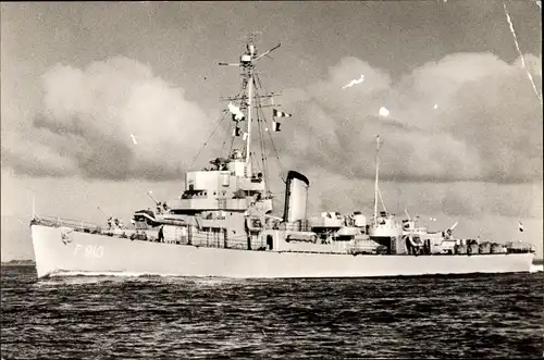 Ak Niederländisches Kriegsschiff, Hr. Ms. Fregat De Zeeuw, F 810