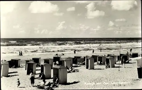 Ak Katwijk aan Zee Südholland Niederlande, Strandleben