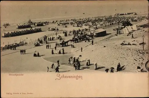 Ak Scheveningen Den Haag Südholland, Strand