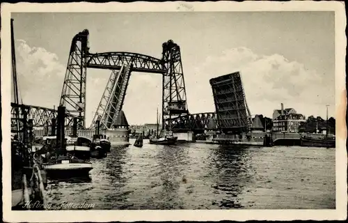 Ak Rotterdam Südholland Niederlande, Hefbrug, Hubbrücke