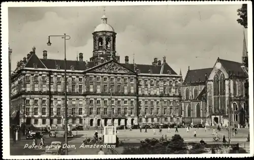 Ak Amsterdam Nordholland Niederlande, Paleis op de Dam