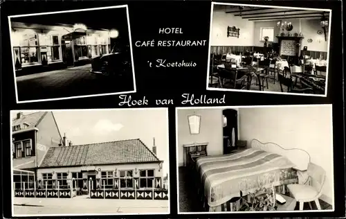 Ak Hoek van Holland Rotterdam Südholland, Hotel 't Koetshuis, Rietdijkstraat 108