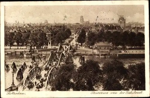 Ak Rotterdam Südholland Niederlande, Panorama van der Takstraat